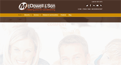 Desktop Screenshot of mcdowellandson.com